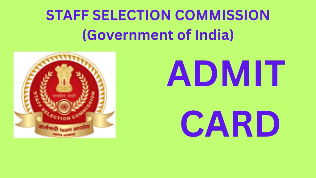 SSC Selection Phase 12 Admit Card Download
