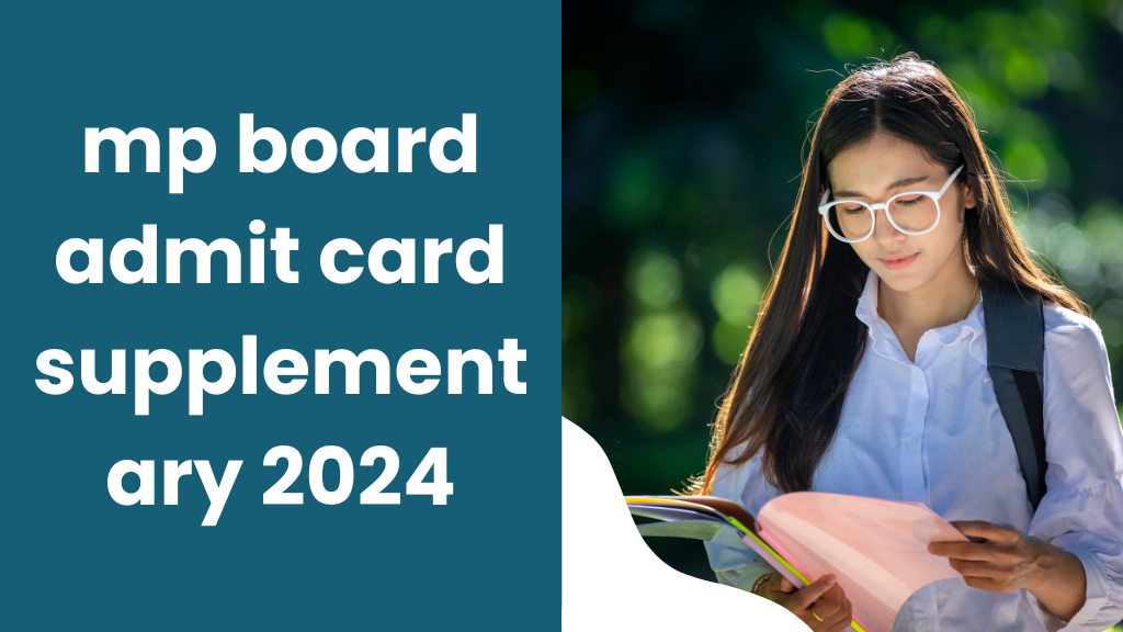 mp board admit card supplementary 2024