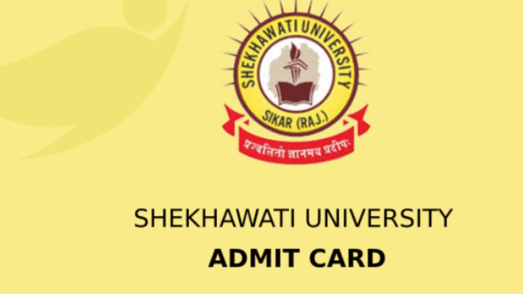 Shekhawati University Admit Card