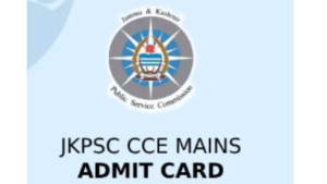 JKPSC Admit Card