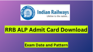 RRB alp admit card 2024 release date