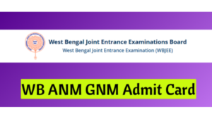 GNM Admit Card Download 2024