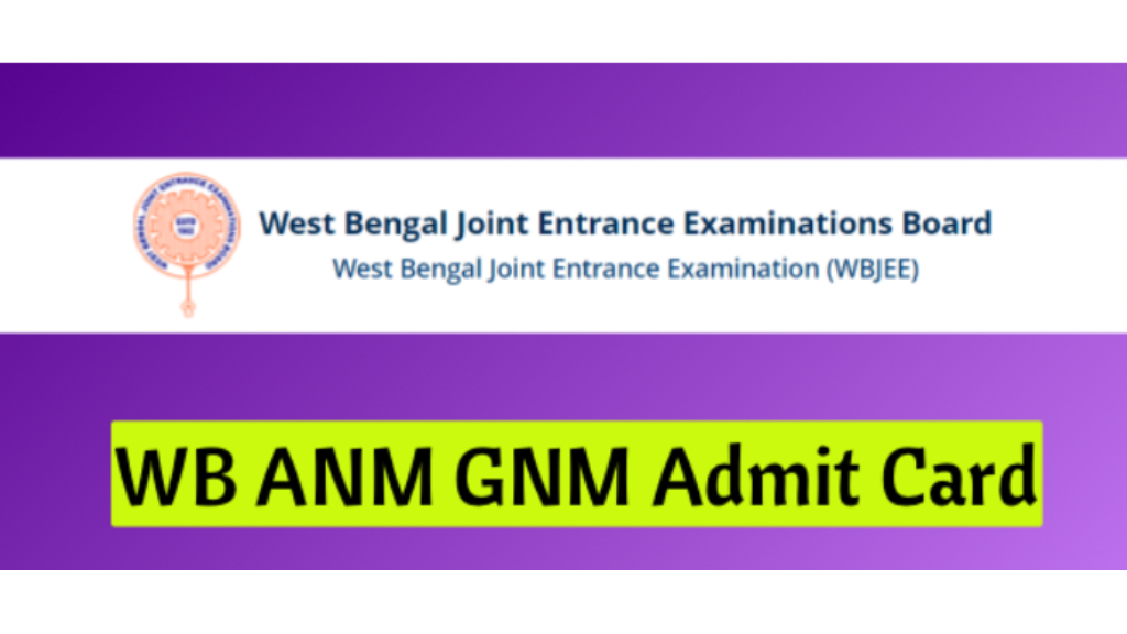 GNM Admit Card Download 2024