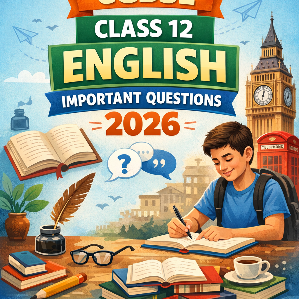 CGBSE Class 12 English Important Questions 2026: Guide to Score 90+